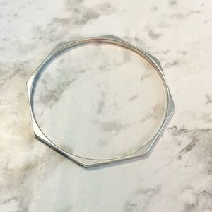 Napier Silver Tone Bangle Bracelet
